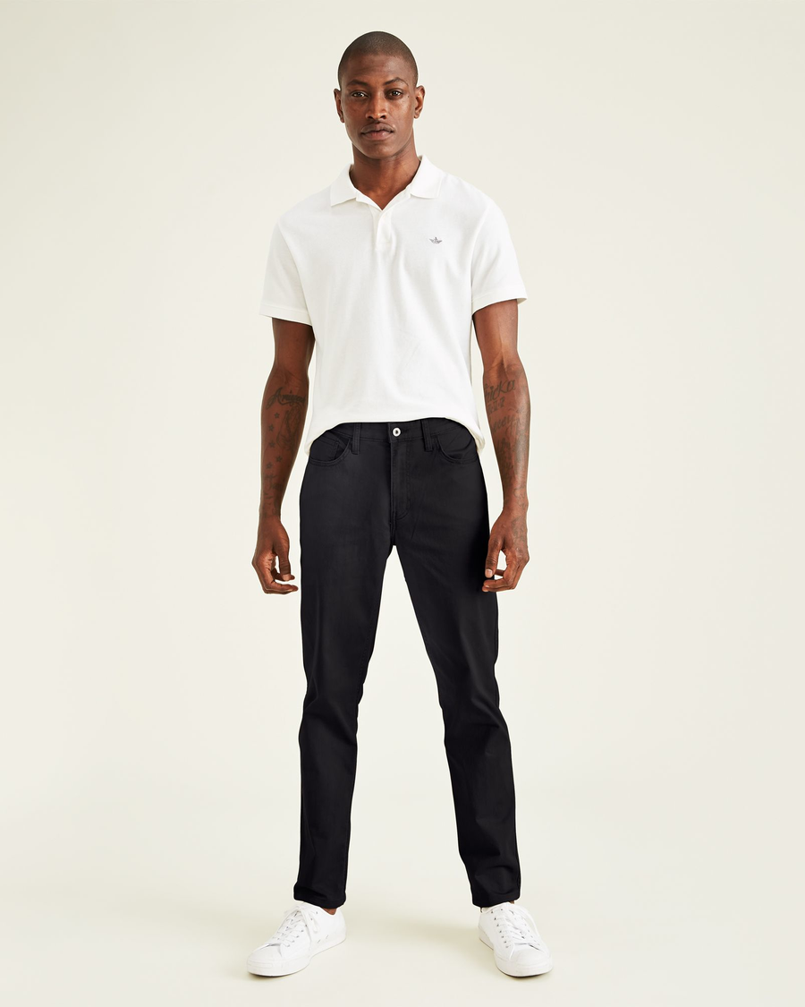 (image for) Sophisticated Jean Cut Pants, Straight Fit